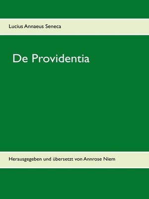 cover image of De Providentia